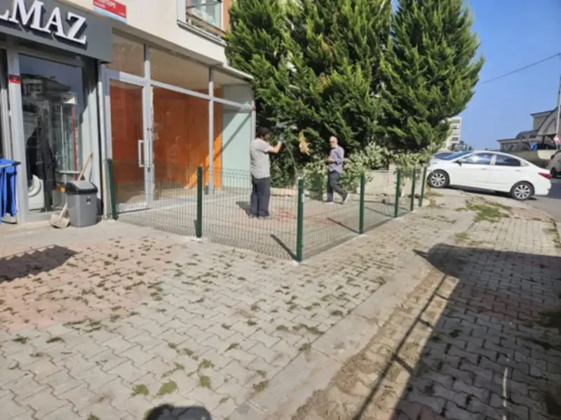 panel çit montaj uygulaması