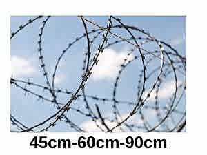 düzlemsel jiletli tel 45-60-90